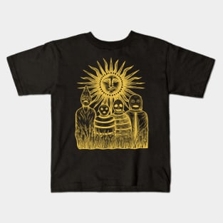 Wicker Man People Gold Kids T-Shirt